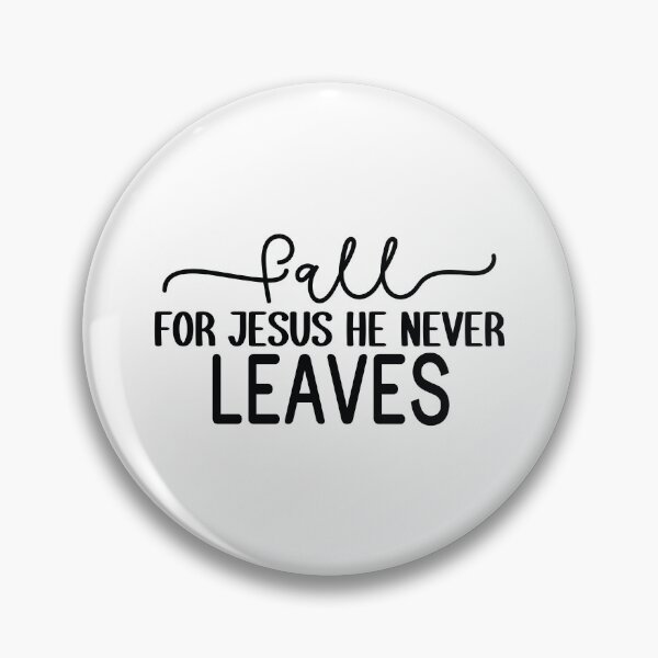 Item preview, Fall For Jesus He Never Leaves - Cute Autumn Season Leaves Orange Pumpkin Cozy Faith Gift designed and sold by FuzionRaptor.