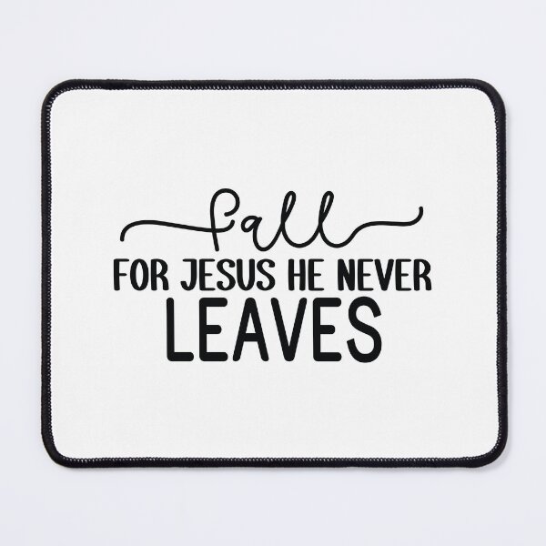 Item preview, Fall For Jesus He Never Leaves - Cute Autumn Season Leaves Orange Pumpkin Cozy Faith Gift designed and sold by FuzionRaptor.