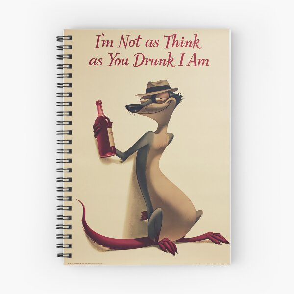 Item preview, Standing Drunk Meerkat Retro Bar Sign designed and sold by Piotrek0001.