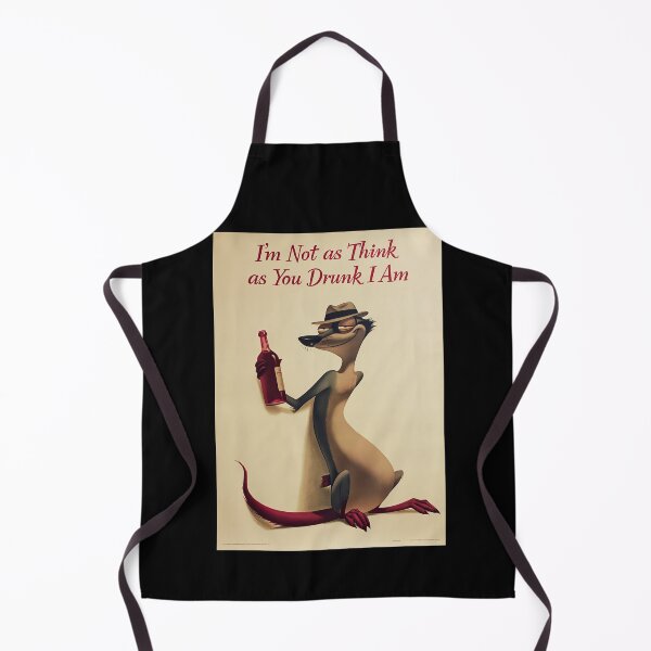 Item preview, Standing Drunk Meerkat Retro Bar Sign designed and sold by Piotrek0001.