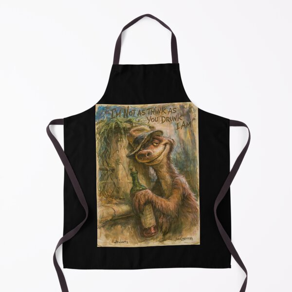 Item preview, Vintage Meerkat with Bottle Painting Art designed and sold by Piotrek0001.