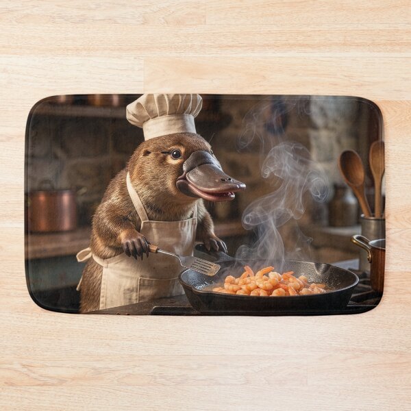 Item preview, Platypus Whips Up Some Shrimp Scampi designed and sold by Tridentulus.