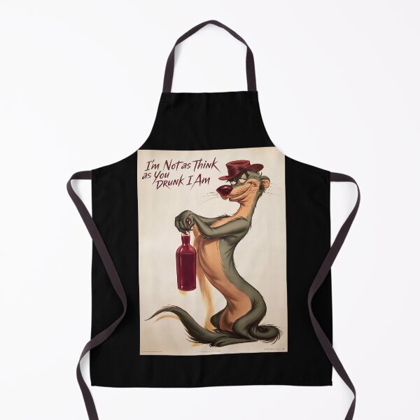 Item preview, Tall Meerkat with Wine White Background designed and sold by Piotrek0001.