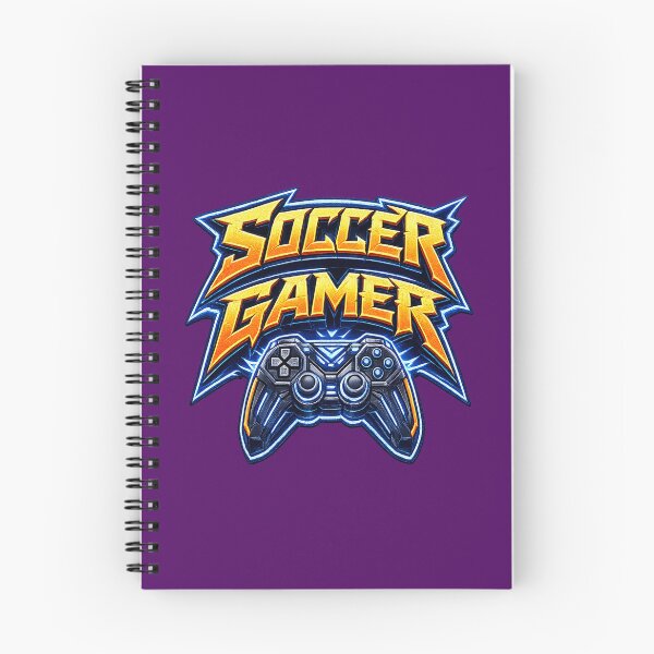Item preview, ⚡GAMER SOCCER GEEK NERD RETRO PRINT designed and sold by Atelier RLGS.