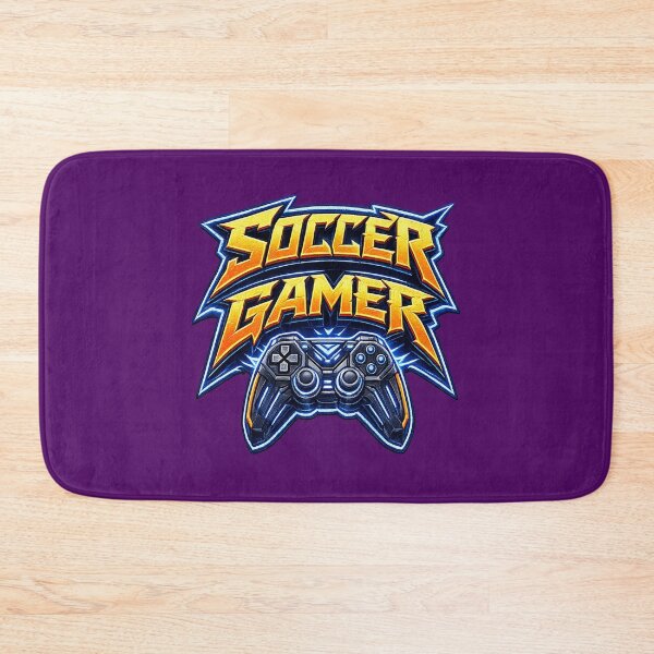 Item preview, ⚡GAMER SOCCER GEEK NERD RETRO PRINT designed and sold by Atelier RLGS.