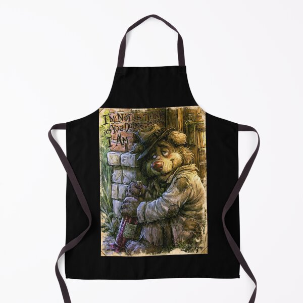 Item preview, Drunk Badger with Wine Bottle Dark Art designed and sold by Piotrek0001.