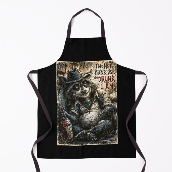Item preview, Fat Drunk Raccoon Vintage Grunge Poster designed and sold by Piotrek0001.