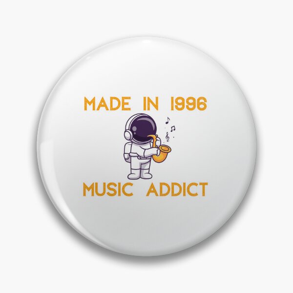 Item preview, Made in 1996 Music Addict – Cute Astronaut Playing Saxophone designed and sold by luckyhue.