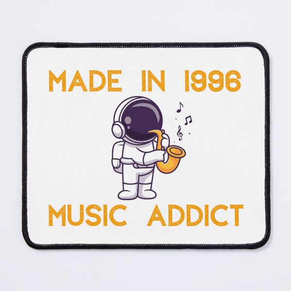 Item preview, Made in 1996 Music Addict – Cute Astronaut Playing Saxophone designed and sold by luckyhue.