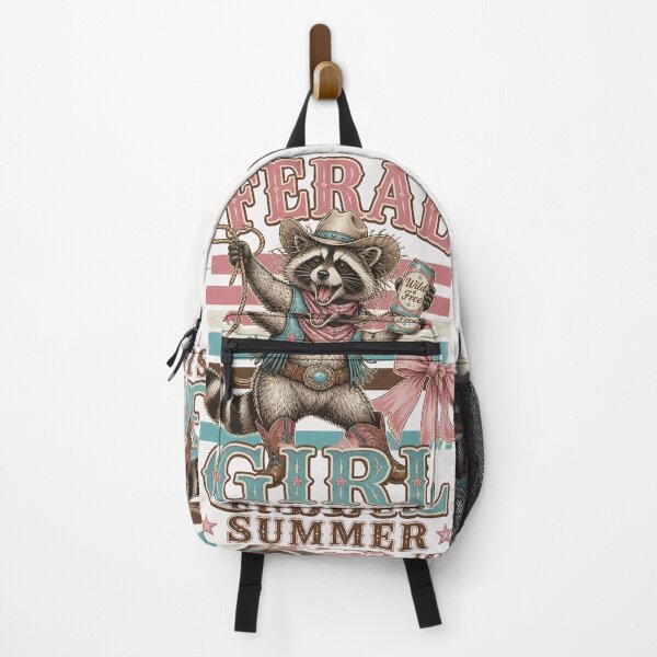 Item preview, Feral Raccoon Western Cowboy Aesthetic, Funny Trash Panda Cowgirl Summer Art, Cute Retro Cowboy Raccoon Design designed and sold by VectorJoy.