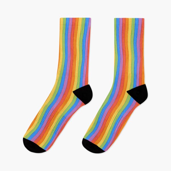 Item preview, Rainbow Pattern in Bright Watercolor Wash designed and sold by lauragraves.