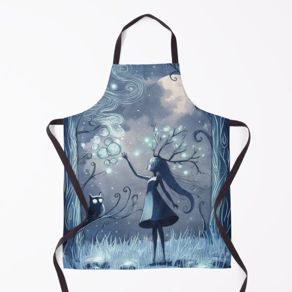 Item preview, Moonlit Forest Dreamer – Whimsical Fantasy Owl Illustration designed and sold by WhimsyWink.