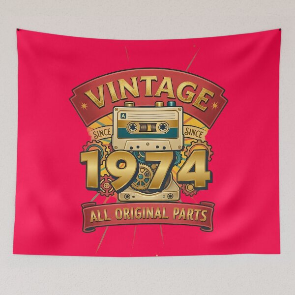 Item preview, Vintage 1974 All Original Parts Retro Cassette Design designed and sold by L&L.