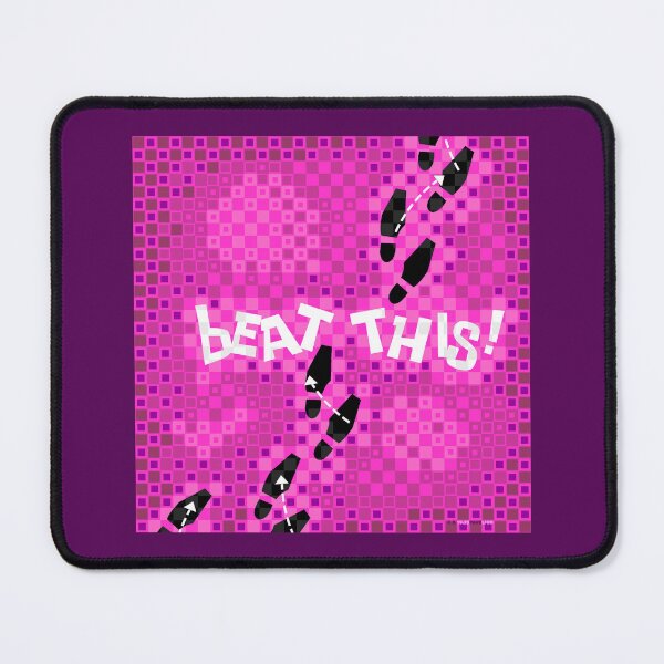 Item preview, Beat This Pink Mosaic designed and sold by Normbot2000.