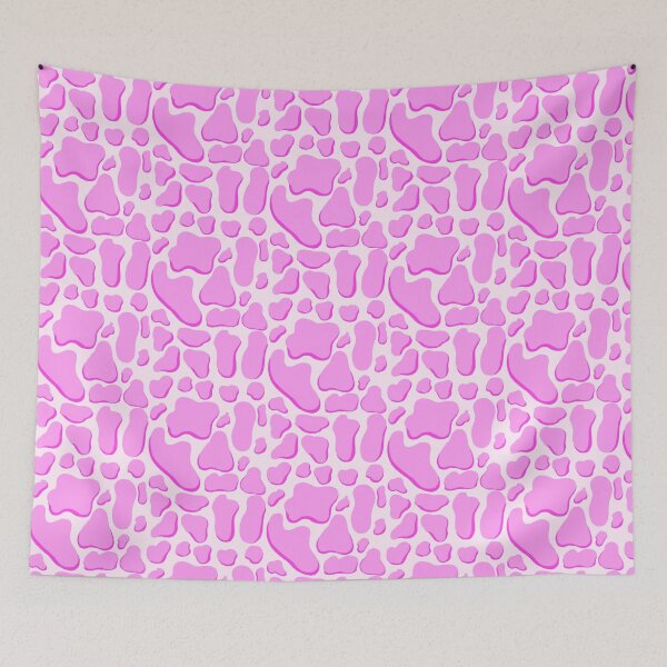 Item preview, Pink Aesthetic Cowprint Pattern designed and sold by chloescalli17.