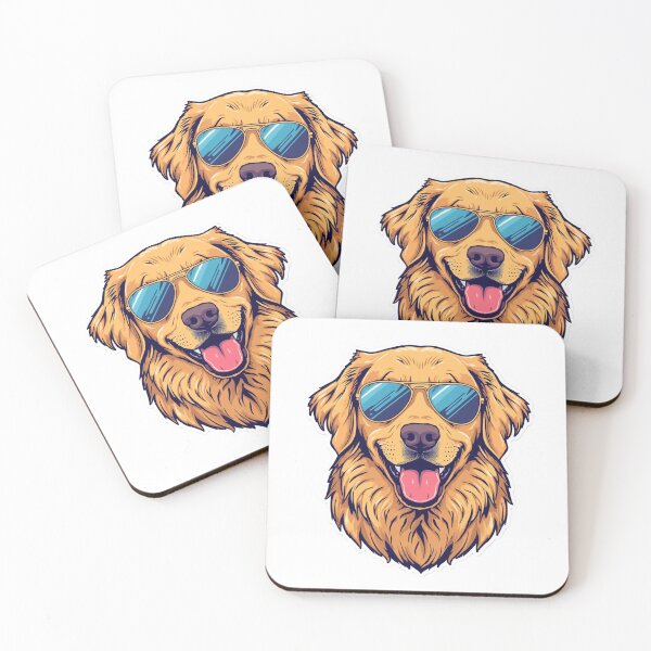Item preview, Cool Golden Retriever with Sunglasses designed and sold by Gwaunnn.