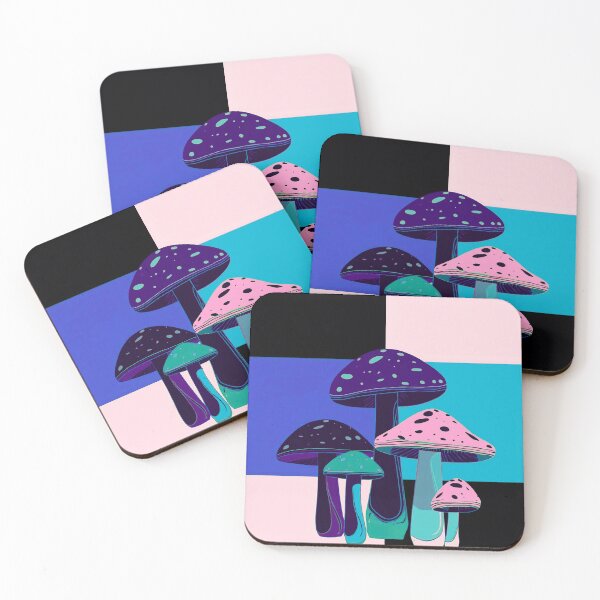Item preview, Blue Mushrooms  designed and sold by uunaa.