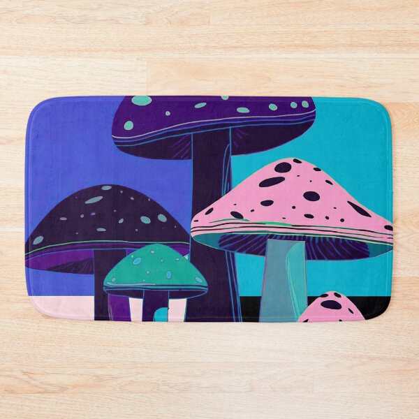 Item preview, Blue Mushrooms  designed and sold by uunaa.