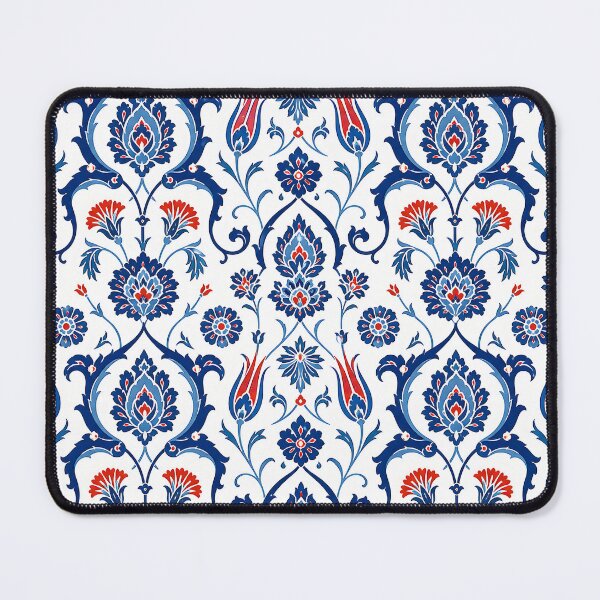 Item preview, Turkish Iznik Floral Tile Pattern designed and sold by aleano2026.