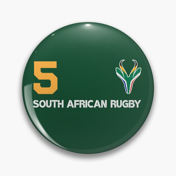 Item preview, Rugby Number Five South African Fan designed and sold by d247.