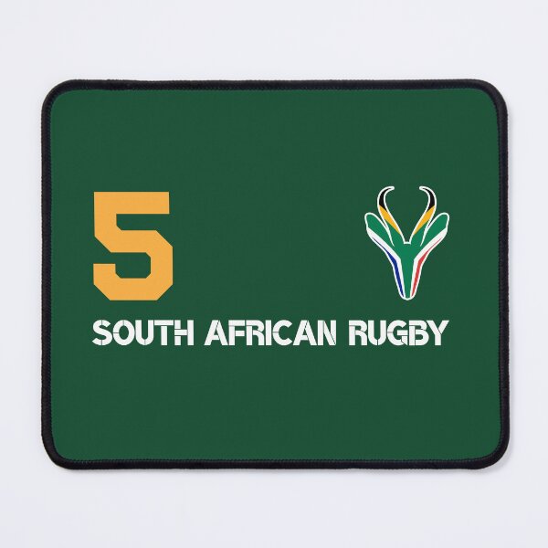 Item preview, Rugby Number Five South African Fan designed and sold by d247.