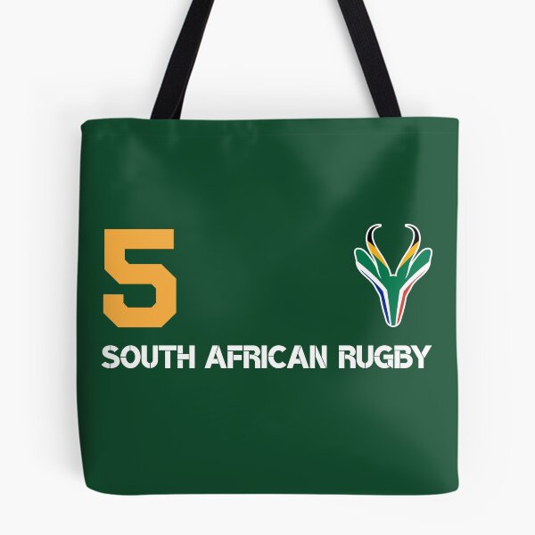 Item preview, Rugby Number Five South African Fan designed and sold by d247.