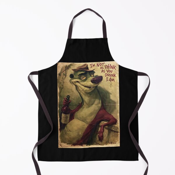 Item preview, Tipsy Meerkat Sitting with Wine Retro designed and sold by Piotrek0001.