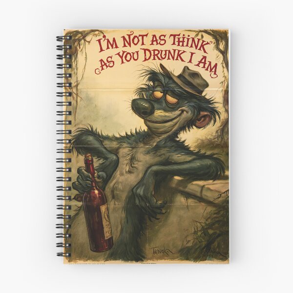 Item preview, Vintage Raccoon Drinking Funny Bar Sign designed and sold by Piotrek0001.