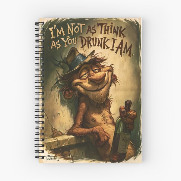 Item preview, Smiling Drunk Meerkat in Hat Vintage designed and sold by Piotrek0001.