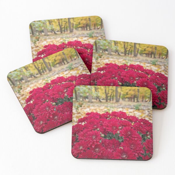 Item preview, red chrysanthemums cluster  designed and sold by psychoshadow.