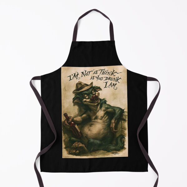 Item preview, Dark Tipsy Cat Im Not As Think Poster designed and sold by Piotrek0001.