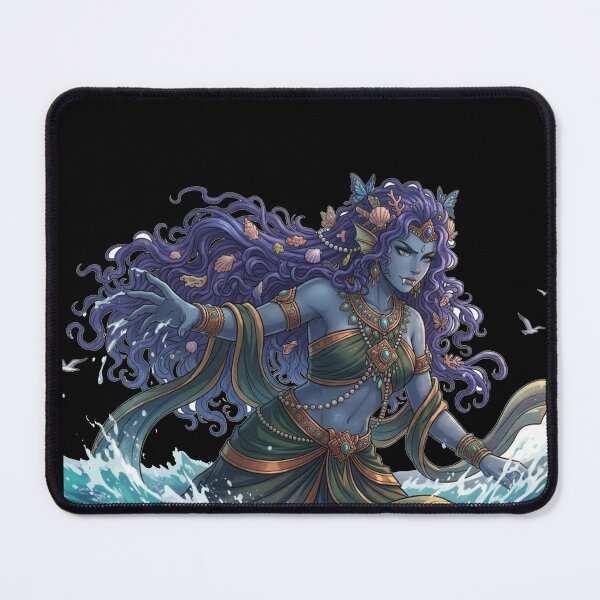 Item preview, Thai Sea Goddess Ogress Fantasy Mythological Art designed and sold by ChaemmRichStudio.