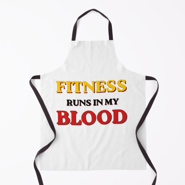Item preview, Fitness Runs in My Blood for Gym Lovers | Motivational Workout Graphic Tee for Runners and Fitness Enthusiasts designed and sold by 95PrintAura.