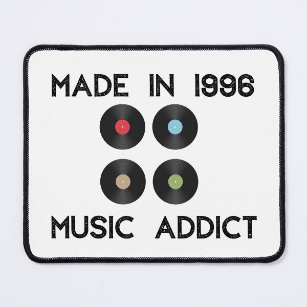 Item preview, Vinyl Records Collection Minimalist Retro Music Lover Design Made in 1996 Music Addict Birthday designed and sold by luckyhue.