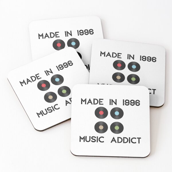 Artikelvorschau, Vinyl-Schallplattensammlung, minimalistisches Retro-Design für Musikliebhaber, hergestellt 1996, Geburtstagsgeschenk für Musikbegeisterte entworfen und verkauft von luckyhue.