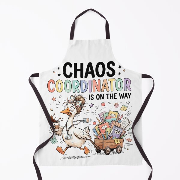 Item preview, Chaos Coordinator Is On The Way Funny SPED Teacher Goose Essential T-Shirt designed and sold by Maravillio.