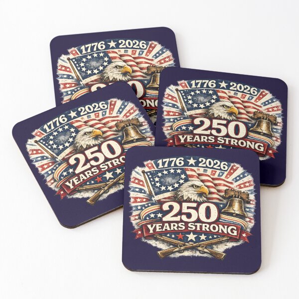 Item preview, 250 Years Strong Shirt | America 250 Patriotic Eagle Design | USA 1776-2026 Anniversary Tee | Vintage Independence Day Shirt designed and sold by RockyLambda.