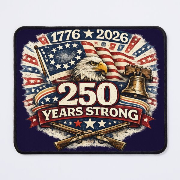 Item preview, 250 Years Strong Shirt | America 250 Patriotic Eagle Design | USA 1776-2026 Anniversary Tee | Vintage Independence Day Shirt designed and sold by RockyLambda.