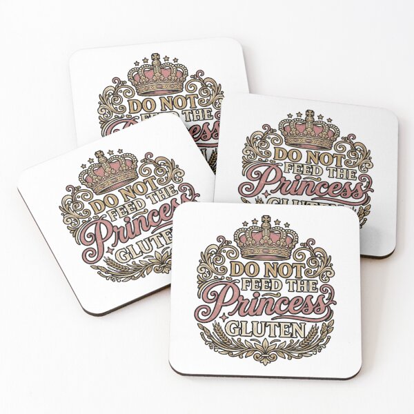 Item preview, do not feed the princess gluten warning funny quote designed and sold by ArtDesignTp.