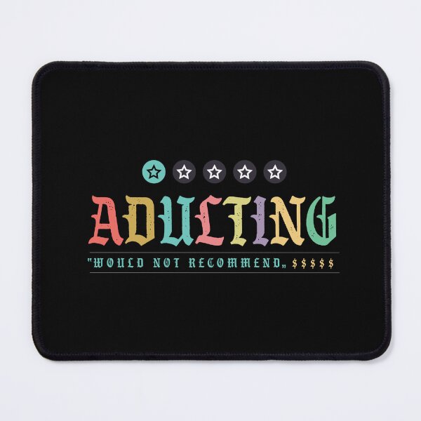 Item preview, Retro Pastel Adulting Review - Funny Sarcastic Quote designed and sold by sam0471.