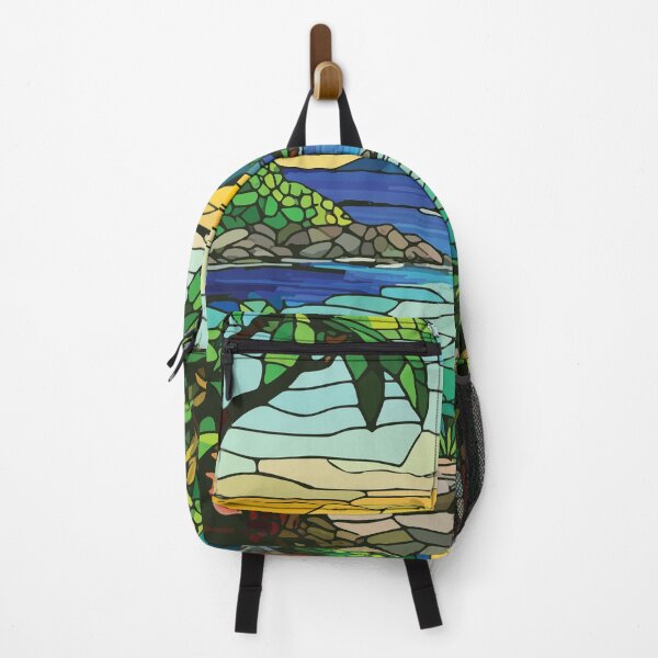 Item preview, Virgin Islands National Park Mosaic Landscape Art Print designed and sold by designmari.
