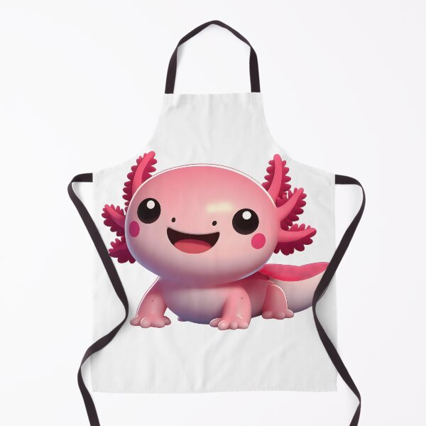 Item preview, Cool 3D Smiling Axolotl designed and sold by Frog Level Treasures.