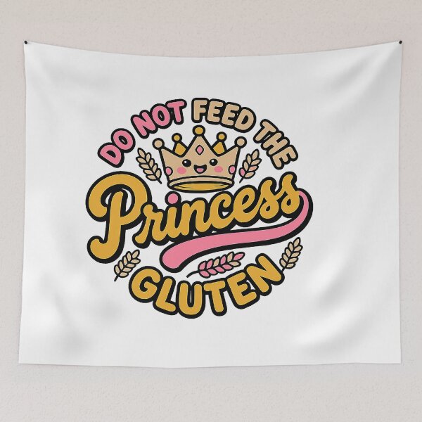 Item preview, do not feed me gluten princess humor designed and sold by ArtDesignTp.