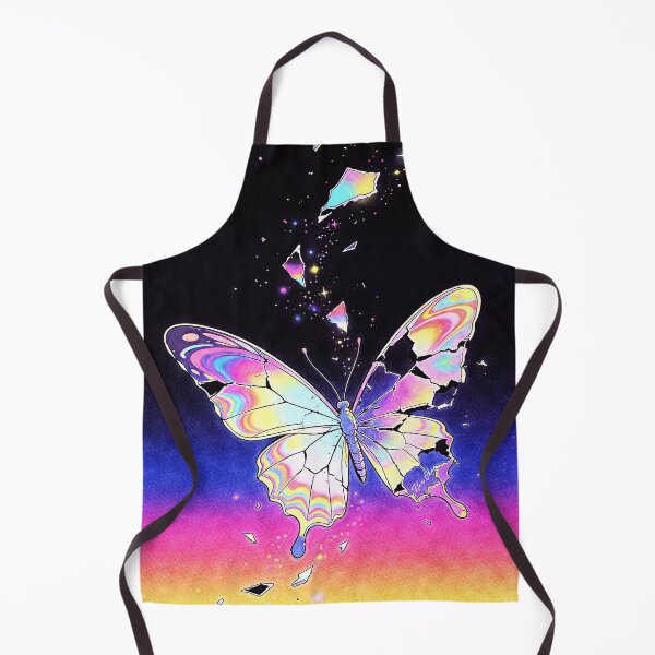 Item preview, Psychedelic Shattered Crystal Butterfly - Iridescent Cosmic Art designed and sold by Hen-C-Art.