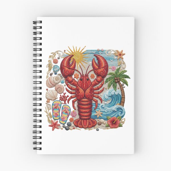 Item preview, Fun Embroidered Lobster designed and sold by BMODesigns.
