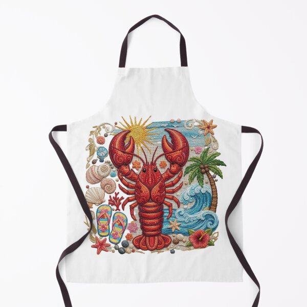 Item preview, Fun Embroidered Lobster designed and sold by BMODesigns.