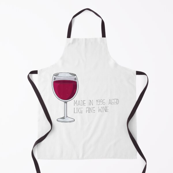 Item preview, Made in 1996 Wine Lover Minimalist Red Wine Glass Design designed and sold by luckyhue.