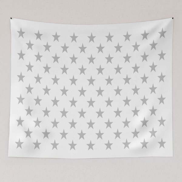 Item preview, Small SILVER GREY and WHITE STARS  designed and sold by RachelMacht.