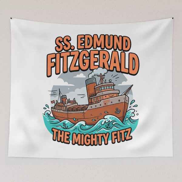 Item preview, lake superior mighty fitz legend designed and sold by ArtDesignTp.