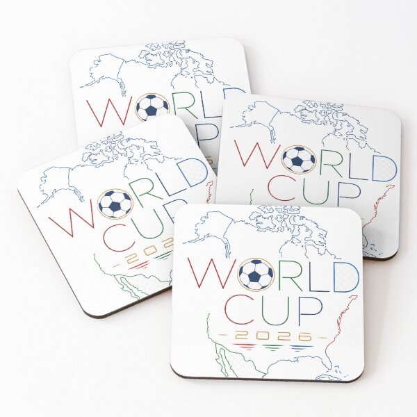 Item preview, World Football 2026 North America Minimalist Soccer Design designed and sold by GraphiteLab.